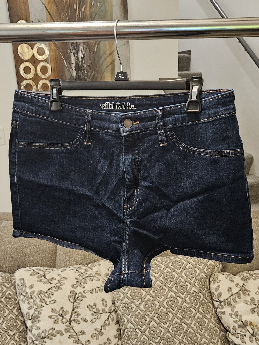 Size 16 wild fable Dark Indigo High-Rise Mini Jean Shorts
